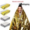 Emergency Insulating Blanket: Waterproof, Anti-Hypothermia PE Aluminum Film for Outdoor Use - Silver First Aid Survival Blanket