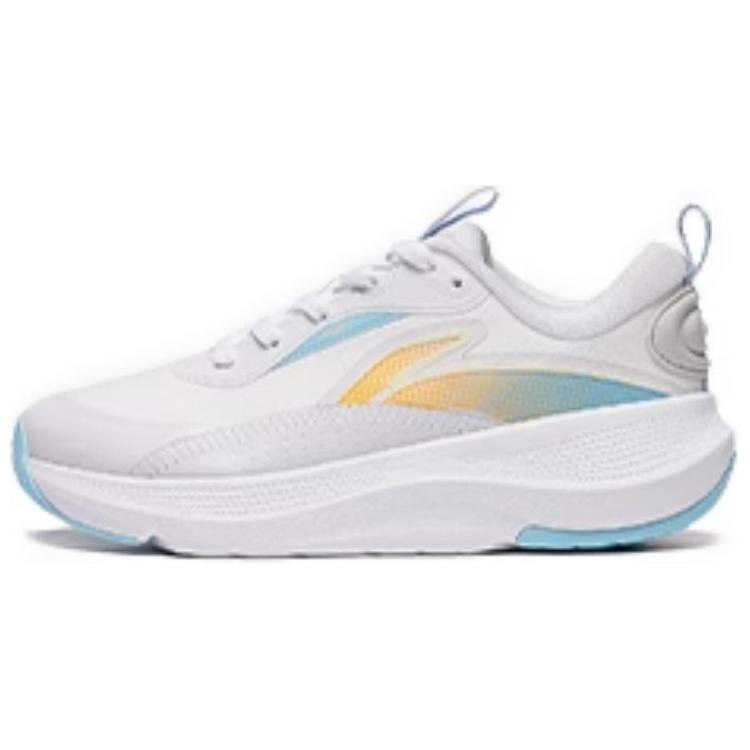 New LiNing Soft Anti-Slip Wear-Resistant Low-Top Casual Shoes Women's White Blue AGLT180-3