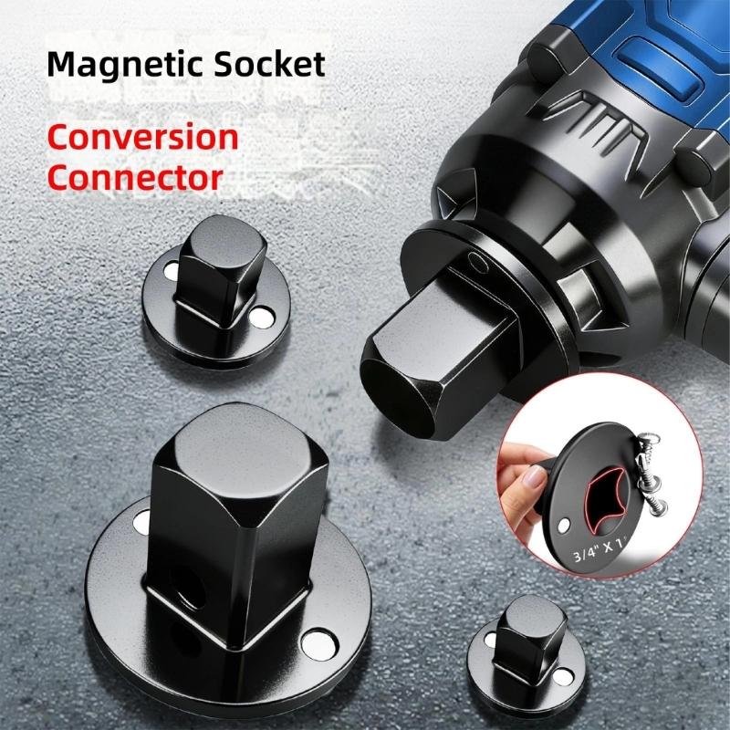 Universeller flacher Steckschlüsseladapter mit magnetischer Kupplung, Ratsche für schnellen Werkzeugwechsel