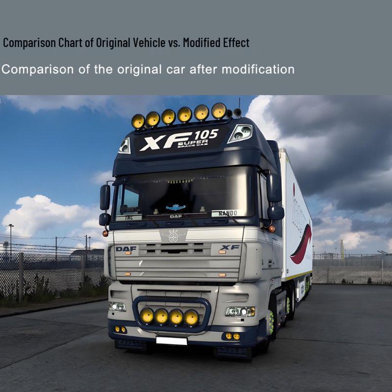 Dual-Lens LED Headlight for DAF XF CF LF 105 Trucks