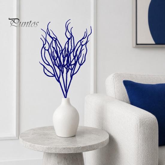 Glittery Branch Decoration Glitter Artificial Christmas Tree Pick, Sparkling Faux for Party Pick Ornament, Curly Decorative Twigs Stick Stem