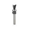 Anti Kickback Router Bit Bottom Bearing Dovetail Bit Anti Kickback Design C3 Micro-grain Carbide Clean Cutting High Hook Angles