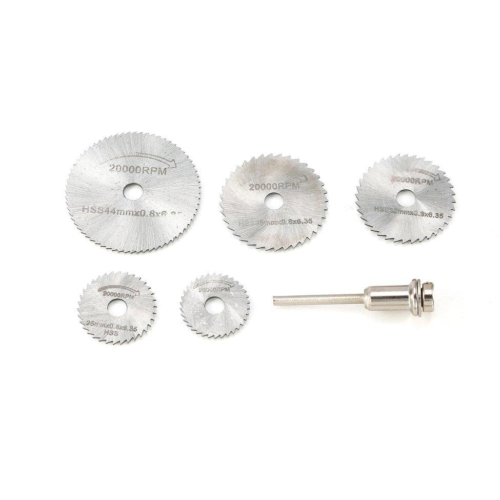 5pcs Kit 22//25//32//35//44mm HSS Saw Blades DIY Tools Cutting discs MINI saw Blades