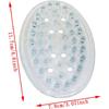 Haidong Plastic Soap Dish Soap Container Self Draining Soap Saver with Holes for Bathroom Kitchen and Shower -2PCS