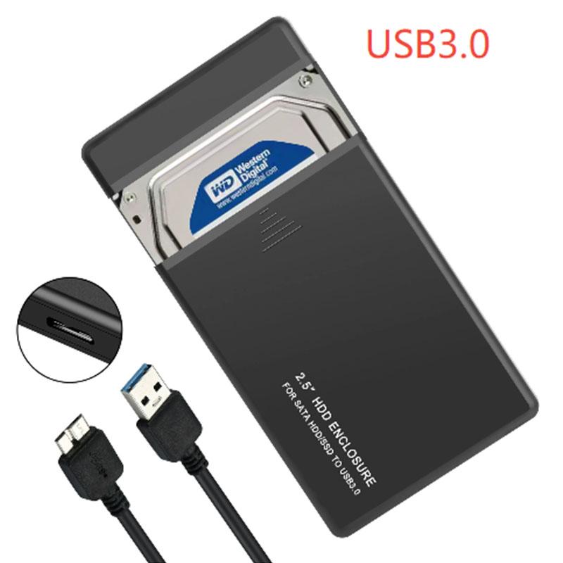 2.5" SATA HDD SSD Enclosure With 5Gbps Transfer Speed USB3.1 Hard Drive Case for SSD USB 2.0 3.0 External Storage Mobile Adapter