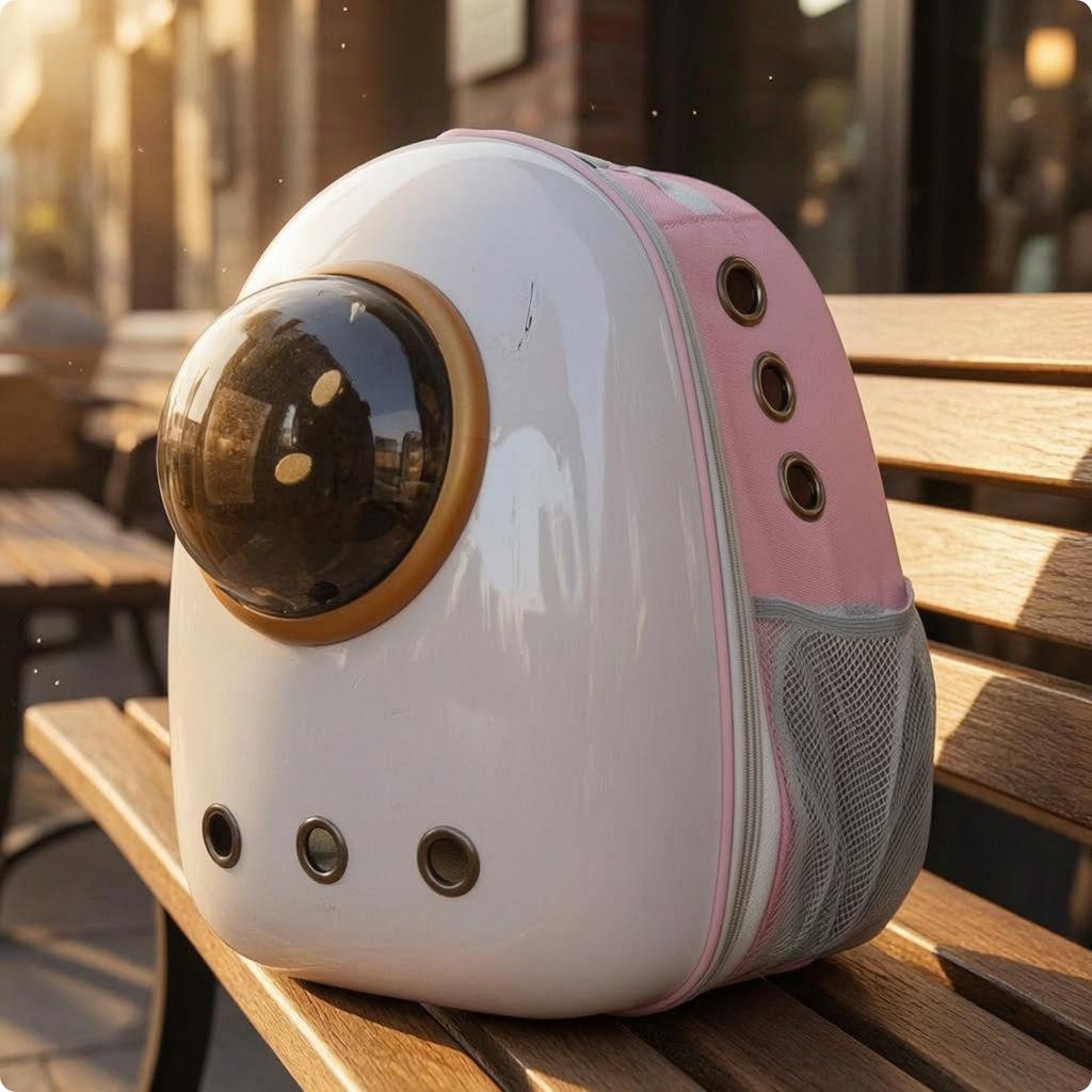 Cat Carrier Backpack Ventilated Hard-Shell Pet Backpack Capsule Pet Carrier Transparent Breathable