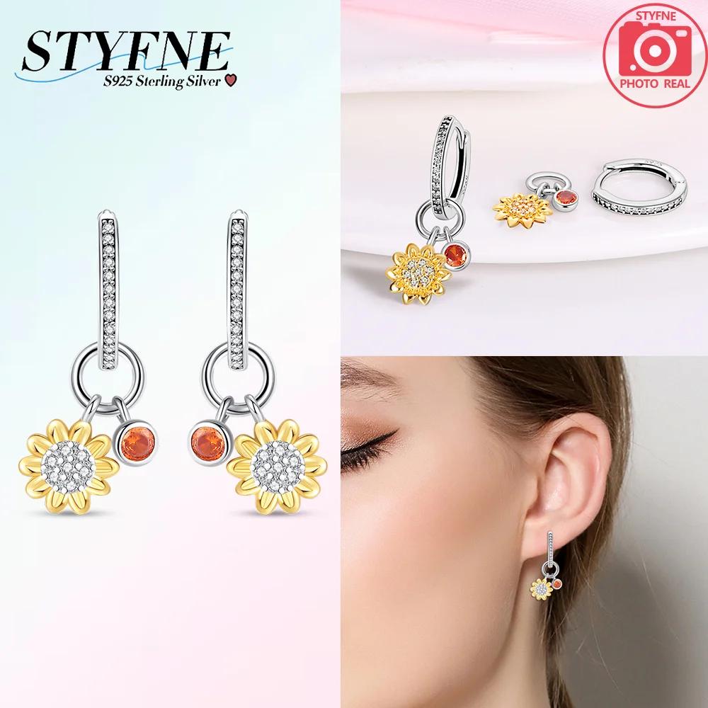 Avocado Earring Sunflower Moon Apple Earring Butterfly Dragonfly Jewellery Gift Authentic copper Wedding Gifts Accessory Set