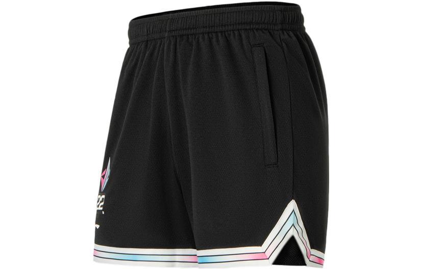 Li Ning Спортивная Коллекция Баскетбольная SS22 Баскетбольные Шорты Мужские Черные AKSS365-1 XXL