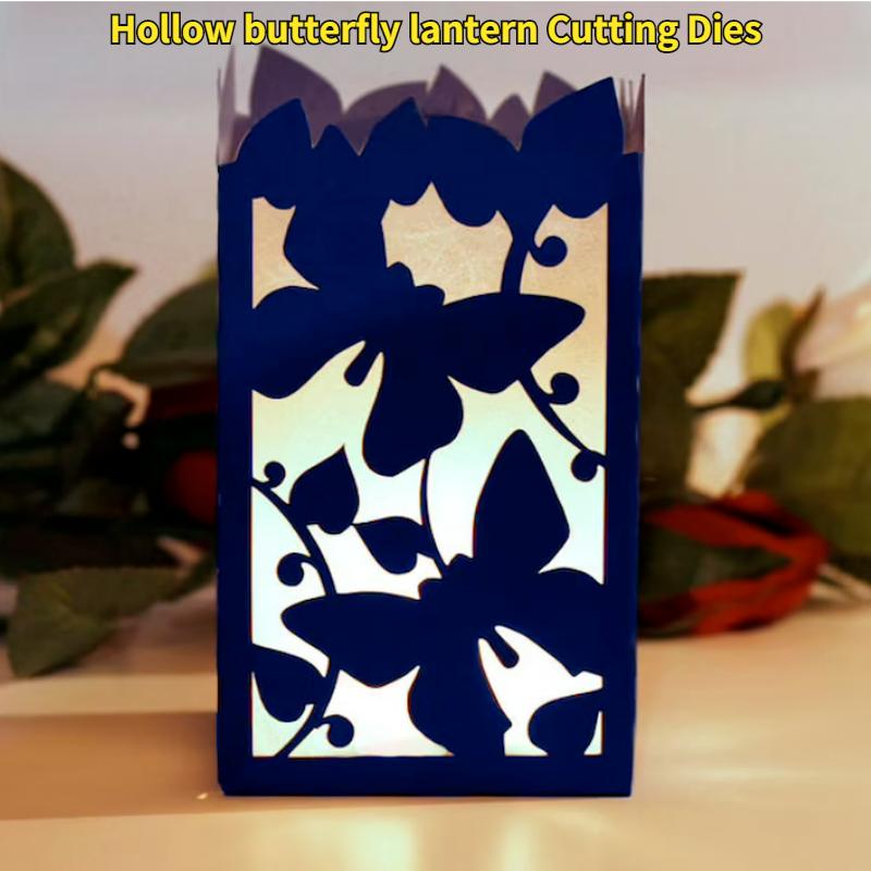 3D Carbon Steel Embossing Cutting Dies Hollow Butterfly Lantern  for DIY Scrapbooking Card Album Embossing Crafts Die Cut