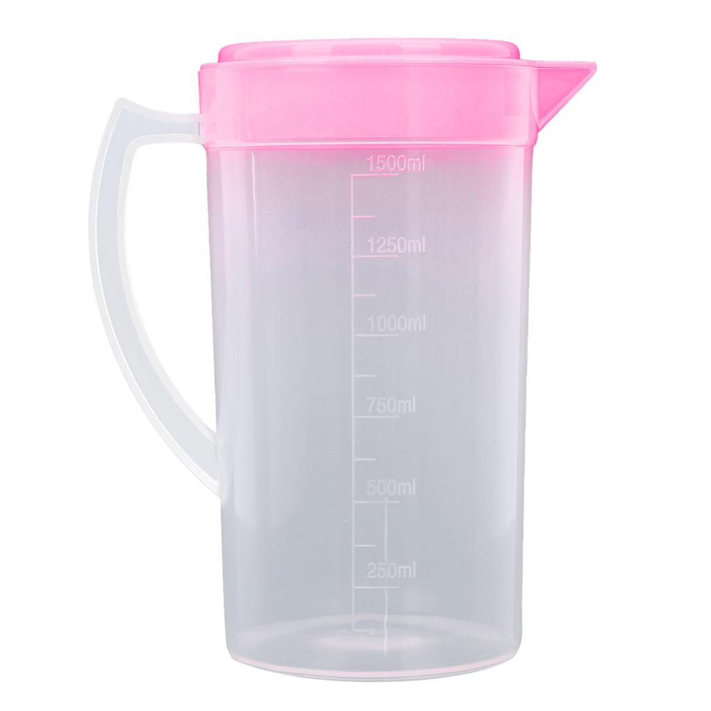 1500/2000/2500ml Waterkan Plastic Maatkan Waterketelkan met Deksel Handvat