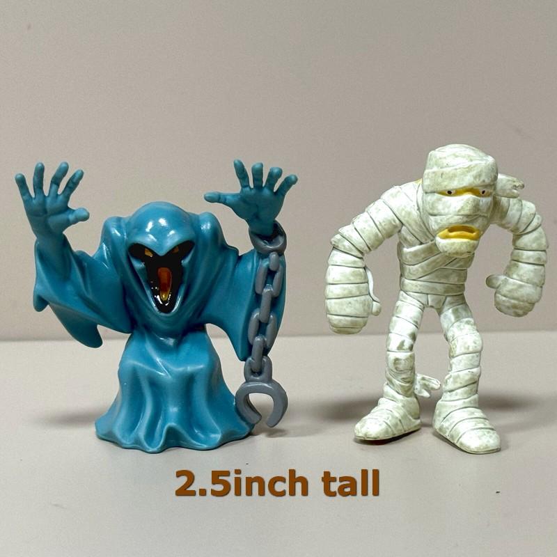 

5inch Wolfman Black Knight The Headless Horseman Dracula Vampire Frankenstein Redbeard Monster Villains Action Figures Kid Toys