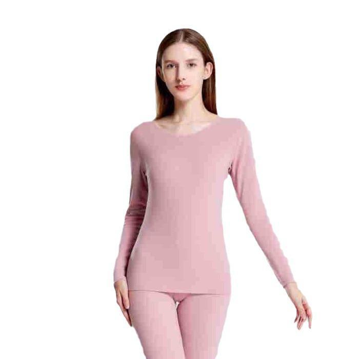 Women's Silk Protein Thermal Underwear: Seamless One-Piece Set for Autumn and Winter