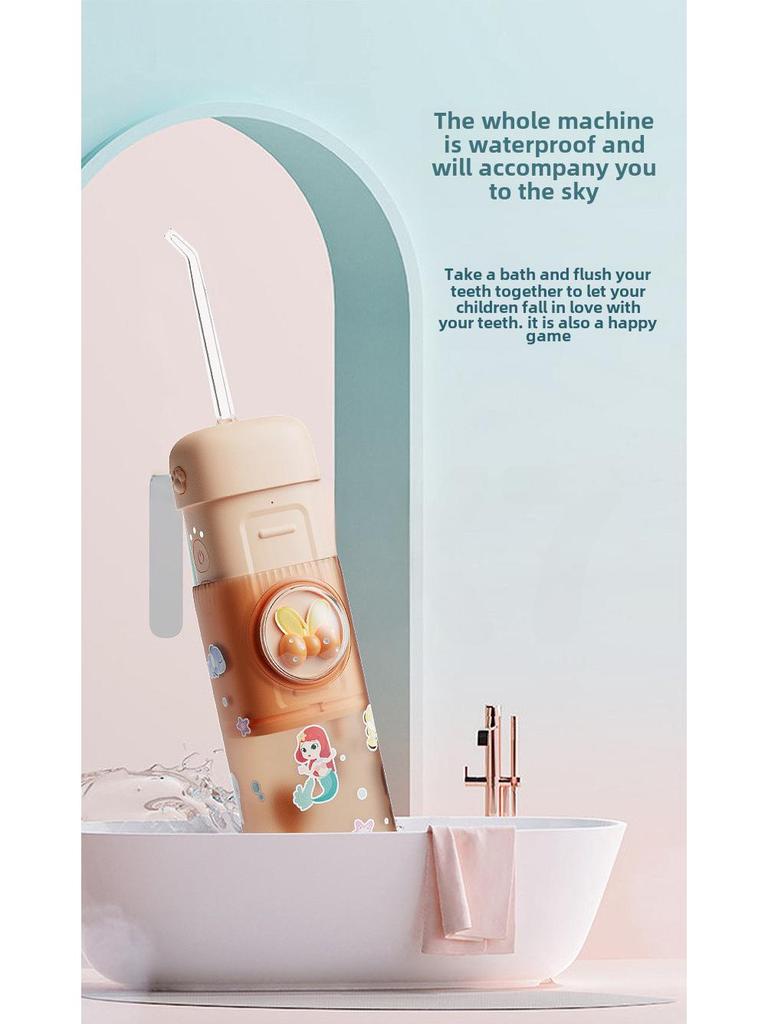 Tragbarer Mini-Elektrischer Munddusche für Kinder – Haushaltliches Mundpflegegerät