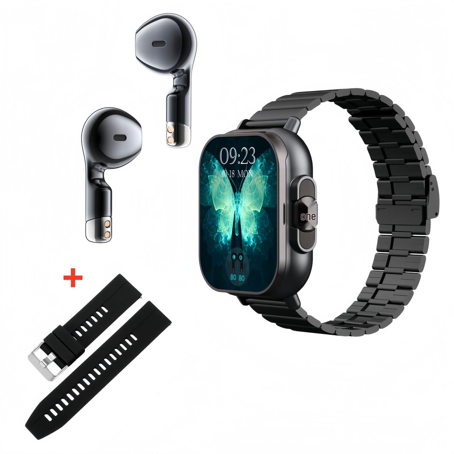 Умные часы D8 с Bluetooth-гарнитурой TWS: 2-дюймовый сенсорный экран для звонков, музыки и спорта