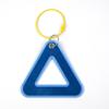 1PC Reflective Signs Triangle Signs Safety Warning For Bicycle Hanging Tag W Elastic Cord Bike Night Visible Riding Safety