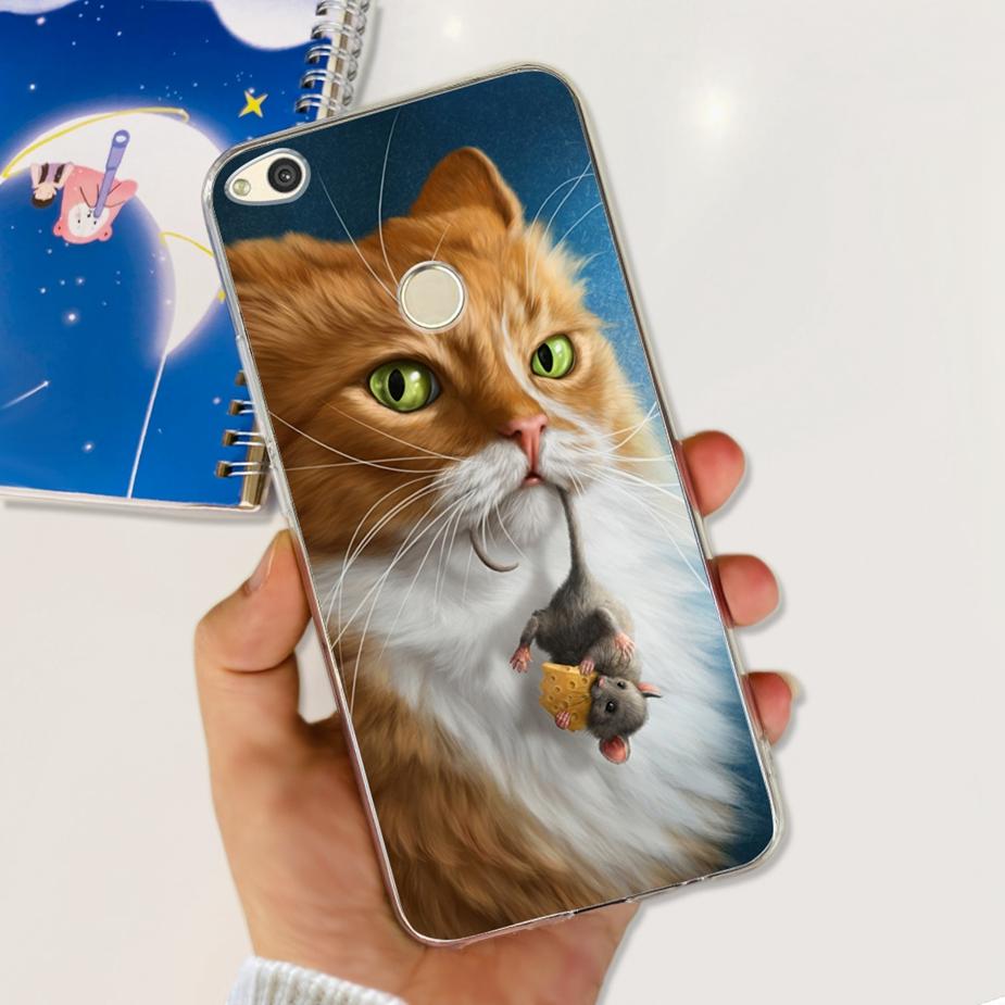 For Huawei P8 Lite 2017 Case Honor 8 Lite Popular Flowers Cartoon Cover Soft Silicone Phone Cases For Huawei P9 Lite 2017 Bumper