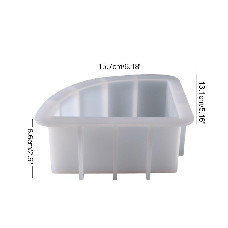 DIY Craft Resin Silicone Mold Bookend Casting Molding Template for Art Tabletop Decoration House Accs Gift Making Tool