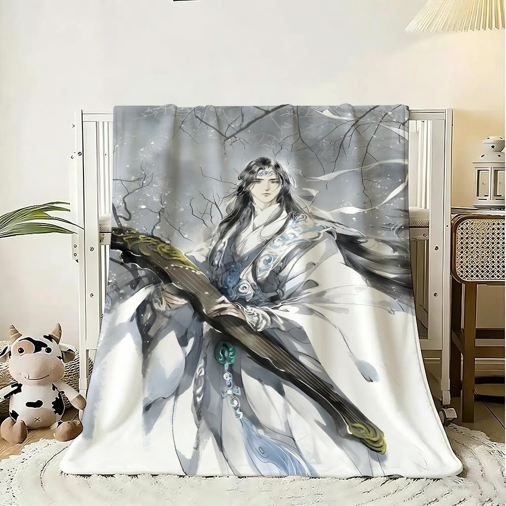 Chinese anima Mo Dao Zu Shi Throw g Flannel Blanket Lightweight Soft Skinfriendly Summer Thin Throw Blanket