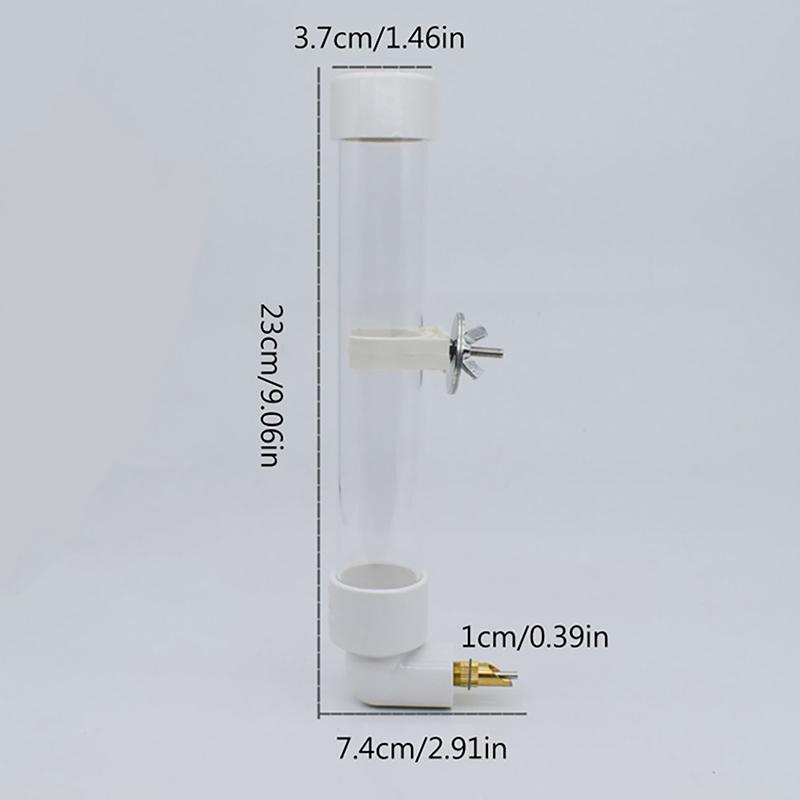 130Ml Papagei Wasser Dispenser Trinken Flasche Hängen Automatische Feeder Käfig Zubehör Für Chinchillas Kaninchen