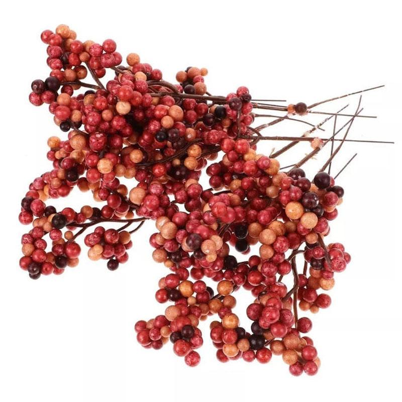 10pcs Artificial Berry Stems Christmas Berry Picks Decor Berries Branches