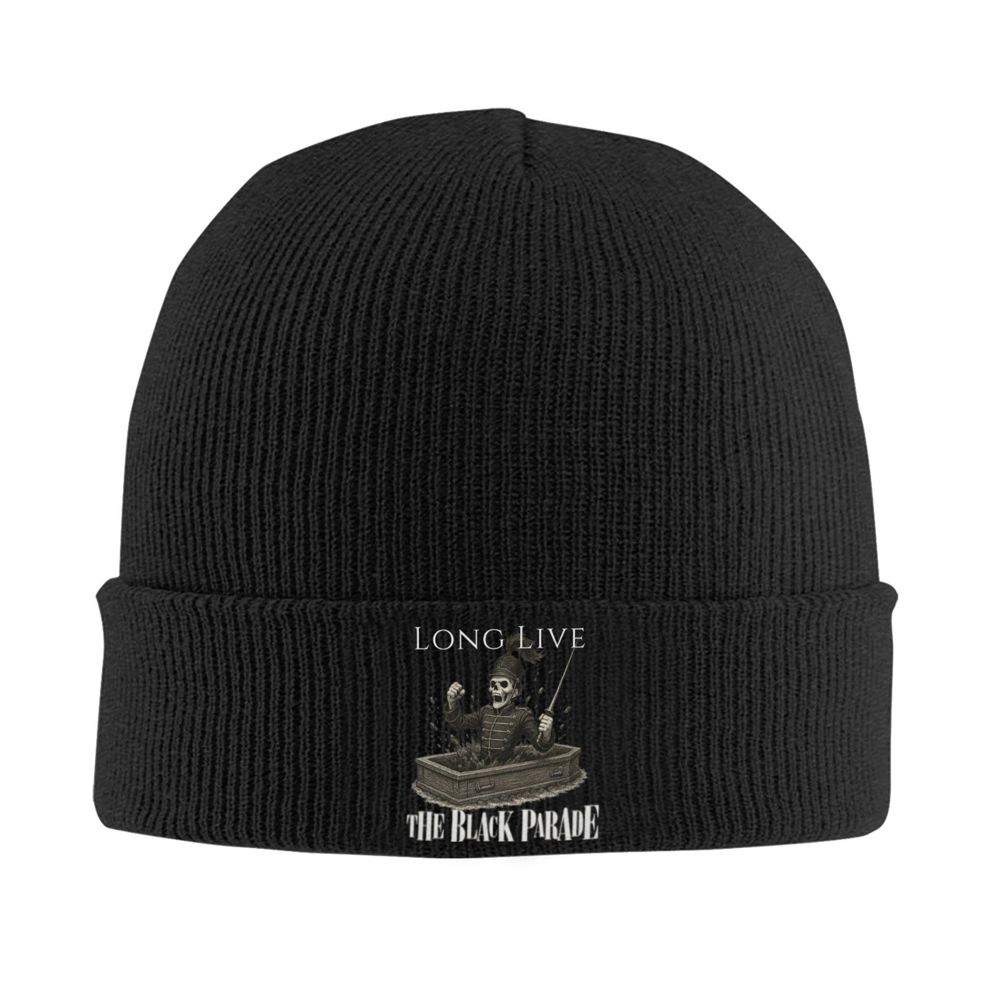 Rockband My Chemical Romance  Punk Emo Rock Hats Autumn Winter Beanies Street  Caps Unisex Acrylic Skullcap One Size