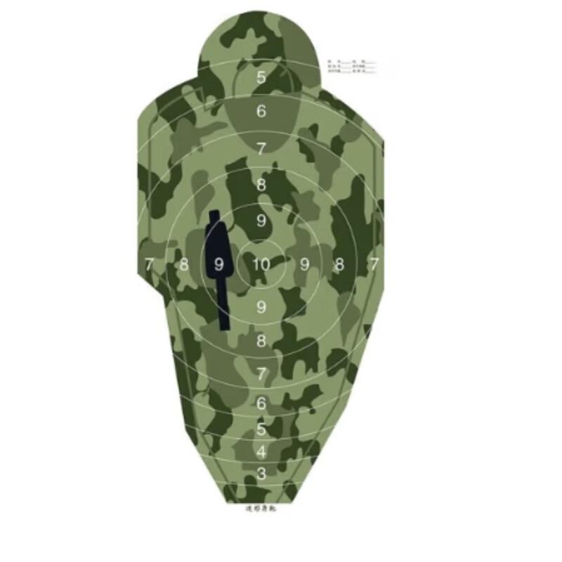 

FIVEWEI 80g Camouflage Body Target Paper