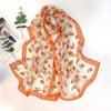 1Pcs Chiffon Georgette Silk Scarf Elegant Bandana Scarf Durable Headband Shawl  Summer Beach