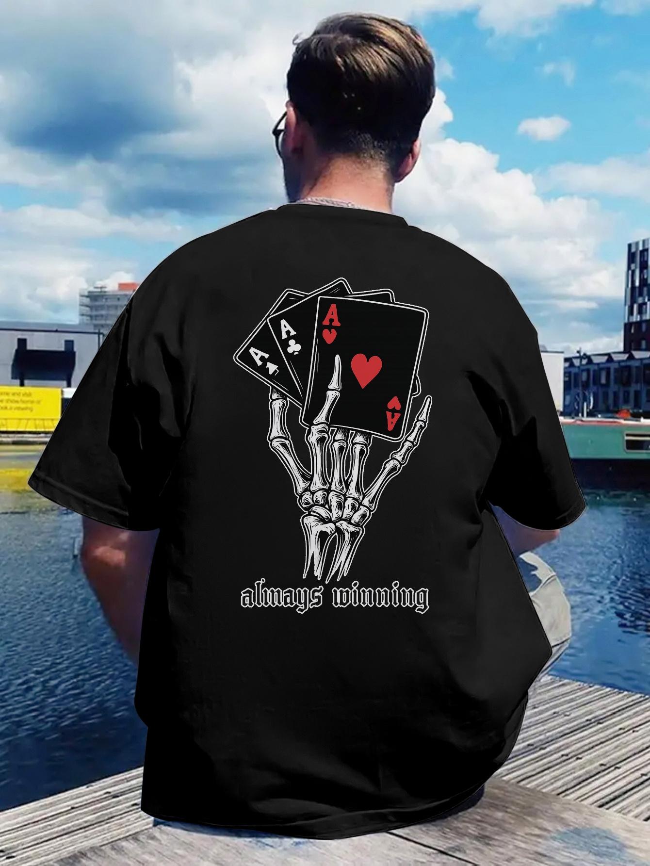 

Vintage Rock Band Graphic T-shirt - Always Winning Ace of Spades Design XXL