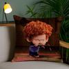 Federa Cuscino H-Hotel T-Transylvania Casa Stanza Condivisa Schienale Sedia Peluche Corto Stampa Double-Sided Copricuscino per Riposo Ufficio