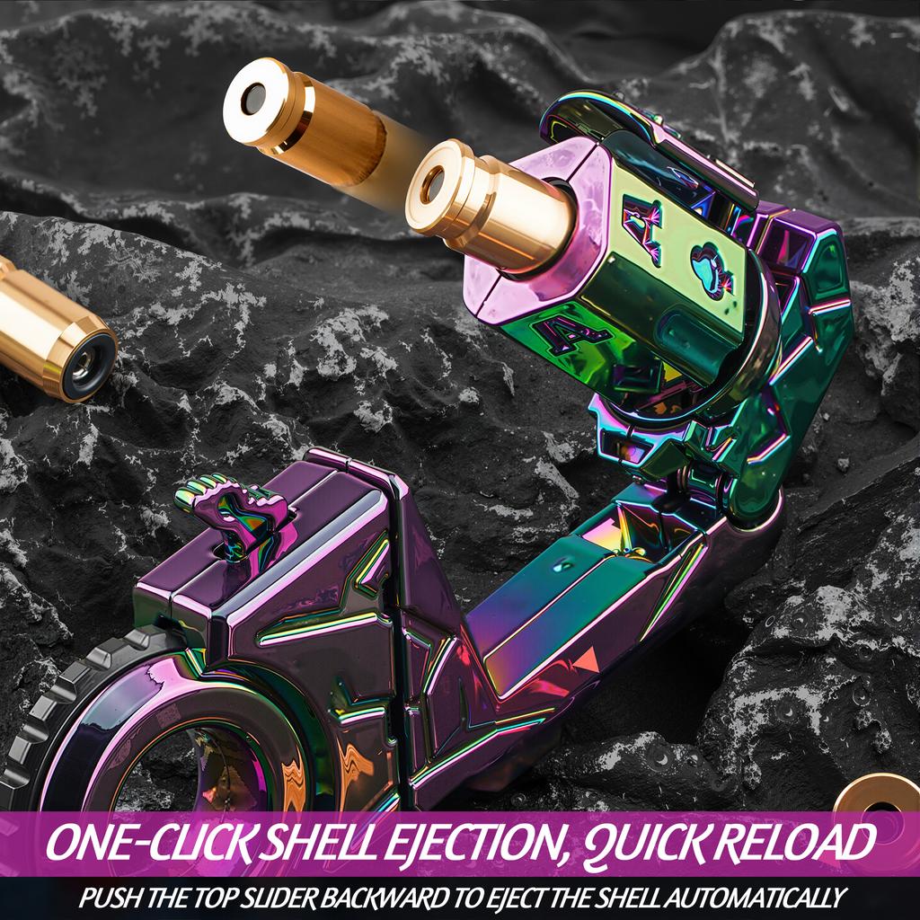 Pistolet Jouet à Éjection de Douilles Fidget Spinner Multi-jouabilité Cliquet Flip Antistress Tir Amusant EDC Jouets Anti-Stress Cadeaux