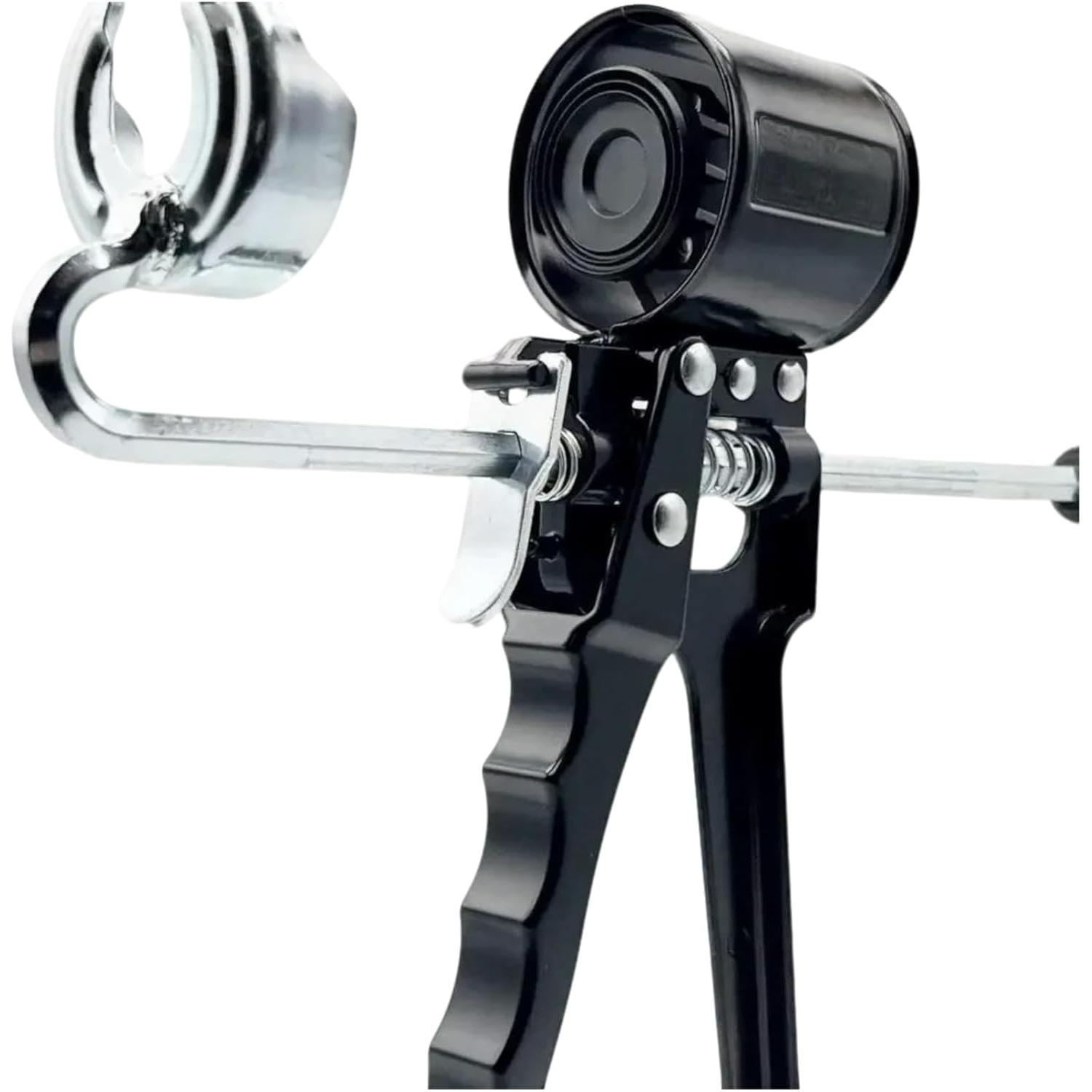 Metal Caulk Gun,Thrust Ratio Manual Caulking Gun,Dripless Heavy Duty Sealant Gun,Handheld Glass Glue Gun for Home Repair,Door,Window,Bathroom
