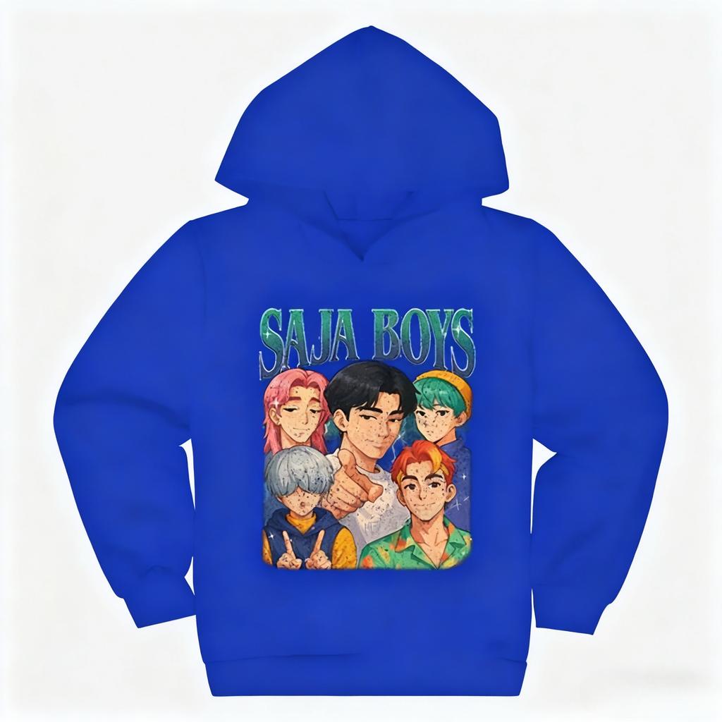 KPop Demon Hunters Saja Boys Kids Clothes Harajuku Fashion Streetwear Hoodies Girl Boy Funny Gift Clothing