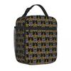 Bestselling Nottingham Panthers Logo NOT Zipper Closure Nylon Lunch Bag Office Homemade Meal Insulated Tote