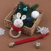 Pacifier Holder Teething Toy Set for Infant for Play Cartoon Crochet Cute Shower Gift Newborn Gift Nursing Pendant Toy