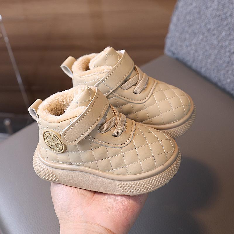 

Baby Cotton Shoes 2025 Winter Children Ankle Boots Non-slip Warm Fashion Toddler Comfortable Outdoor Platform Kids Snow Boots 26