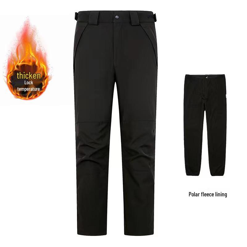 

Флисовый двухкомпонентный комплект со съемной подкладкой: Ветрозащитные осенне-зимние брюки XXL