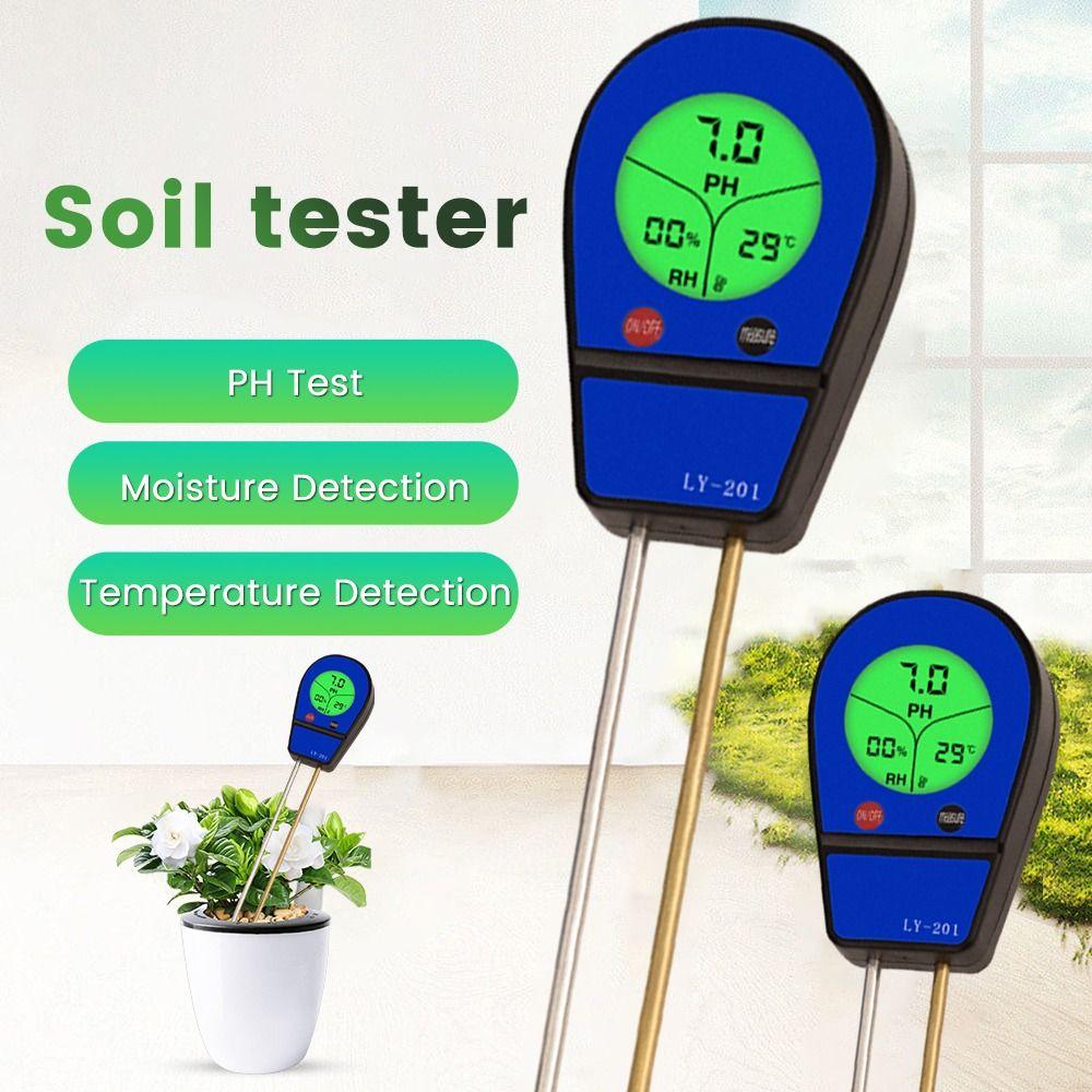 Dry Wet Monitoring Plant Moisture Tester No Battery Hygrometer Dial  Gardening Tool