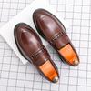 Dress Shoes Man High Quality Social Leather Brogues Shoes For Men British Business Formal Leather Shoes Men Wedding Leather Shoe