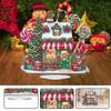 Acrylic Special Shaped Christmas Theme Diamond Painting Tabletop Ornaments Kit Desktop Diamond Art Kits Bedroom Table Decoration