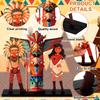 4 Pcs Native American Heritage Month Decorations Table Centerpiece Wooden Sign Table Topper National American Indian History And