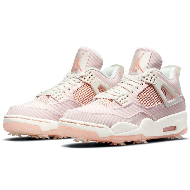 Air Jordan 4 Golf NRG Seersucker Herren Sneaker Pink Sail Apricot-Achat CZ2439-101