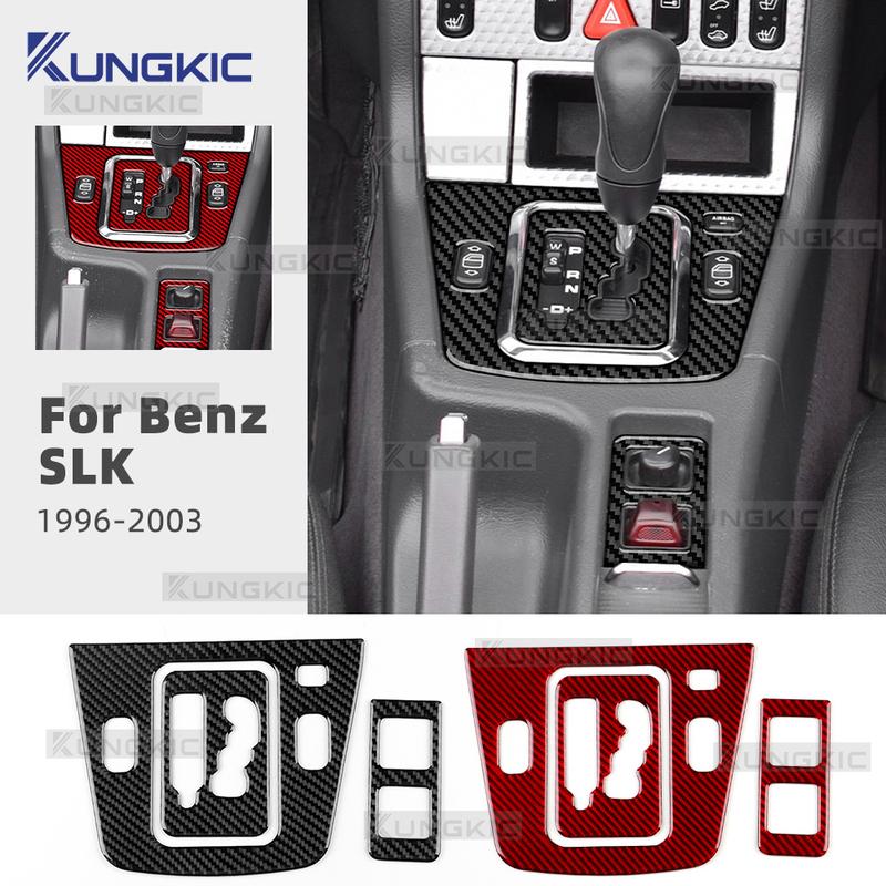 Koolstofvezel Versnellingspookkraag voor Mercedes Benz SLK R170 1996-2003