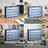 Clear Small Parts Organizer Cabinet Compact Synthetic Drawer