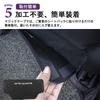 SAWAKAKI Kick Guard for Toyota Seat Back Leather Seat Back Interior Stain with Logo Esquire, Mat, Protector, Prevention,