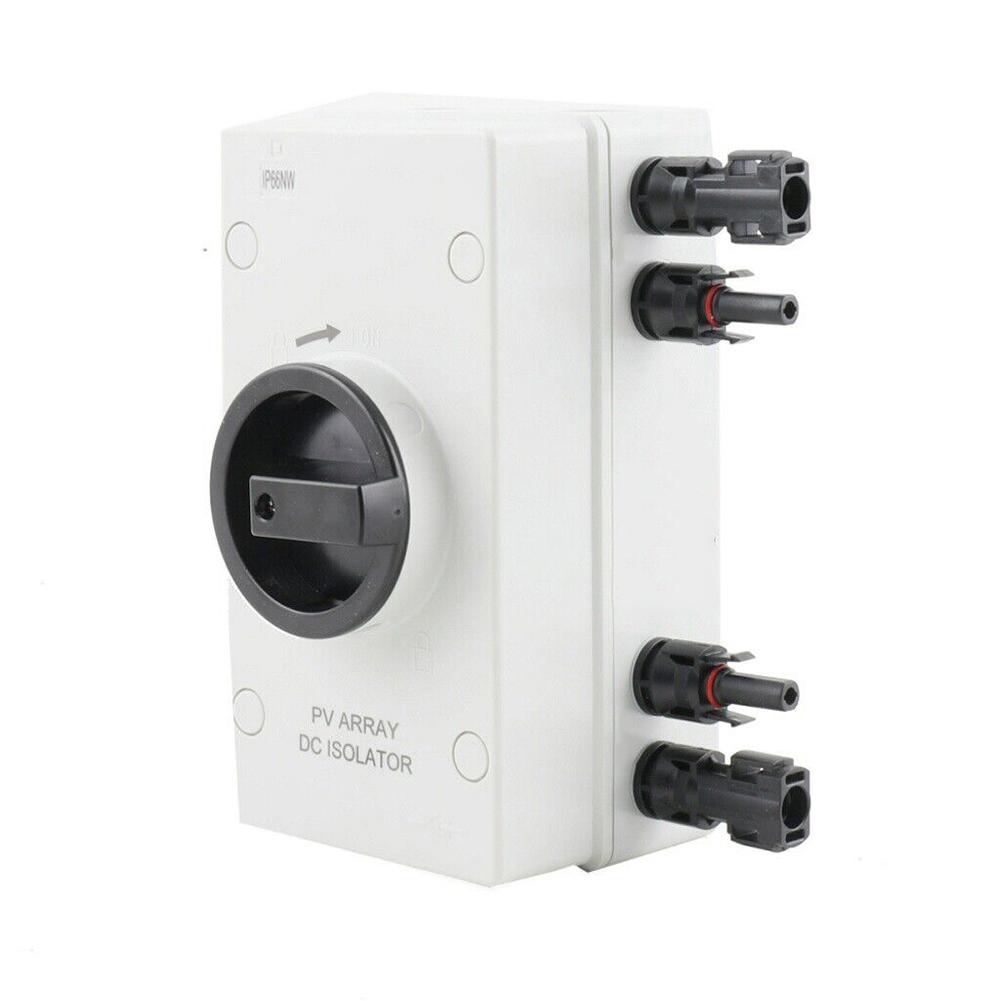Electrical Switch Marine Isolation Switch Black White DC Isolating Switch Design Insulation Voltage 1500V Energy Control System