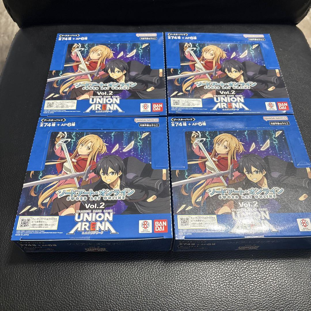 

[Б/У] Sword Art Online Том 2 Union Arena Набор из 4 коробок с лентой