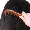 NEW! Natural Sandalwood Hair Combs Anti-Static Wooden Comb Massager Long Wide Tooth Detangle Sandalwood Comb Hair Care