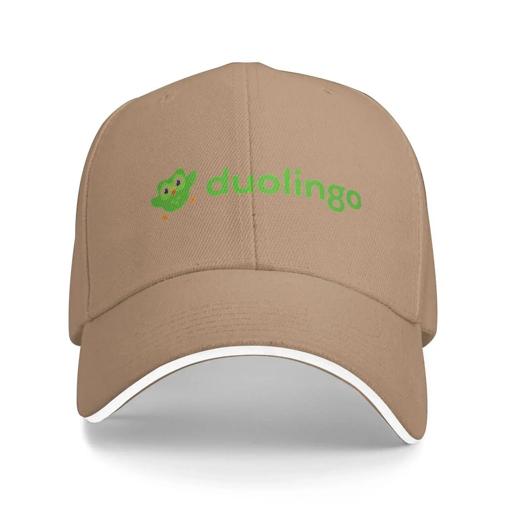 Duolingo Baseball Cap Accessories Vintage Trucker Hat For Unisex Casual Headewear Adjustable