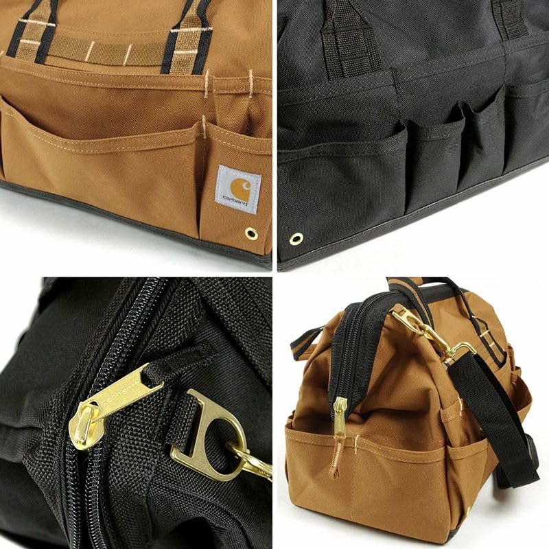 16palcová brašna na nářadí s 30 kapsami, černá [Carhartt]