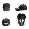 Autumn Winter PU Baseball Cap Outdoor Velvet Warm Cap Middle-Aged Old Man Cap